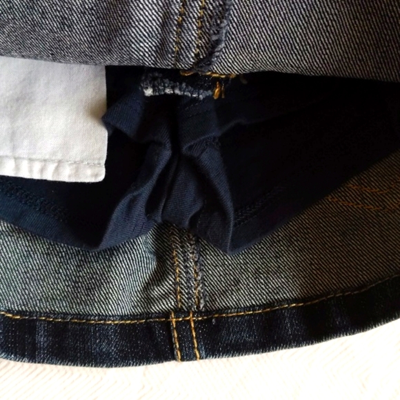 children's place heart patch denim jean skirt with modesty shorts 12 months baby - Picture 7 of 7